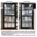 China Factory Seller conception de grilles pour fenêtres en aluminium aux États-Unis